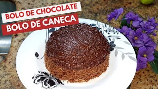 BOLO DE CHOCOLATE de CANECA  LOW CARB  KETO [upl. by Cheadle517]