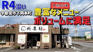 宇都宮4号沿い【中国料理 新農村】●牛バラニンニク炒飯セットのボリューム・コスパに満足 メニューの豊富さも凄い [upl. by Anaig426]