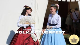 À La Cour Impériale danse une Polka Feuerfest à Autun 2023 [upl. by Enrobso]