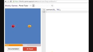 Blockly Games Pond Tutor Level 2 [upl. by Sabir]