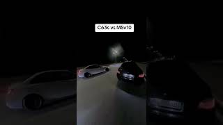 c63 vs m5 e60 [upl. by Nirda]