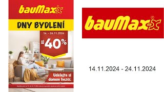 Leták Baumax CZ  14112024  24112024 [upl. by Acirt317]