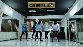 Achy Breaky Heart 2024  choreo ernijasintheemeraldld27 INA Kayna WILD Class Pamulang [upl. by Rma]