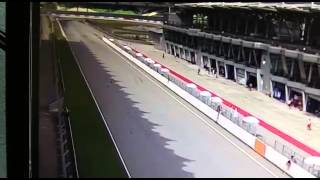 Loris Baz crash at 290Kmh at sepang test in Malaysia [upl. by Kain]