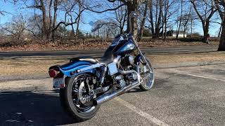 1996 Harley Davidson Dyna Wide Glide FXDWG Evo Thunderheader old school cool [upl. by Anoval150]