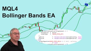 Coding a Simple Bollinger Band Expert Advisor in MQL4  Start to Finish [upl. by Aivad995]