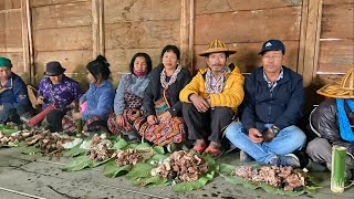 Idu Mishmi tribe of Arunachal Pradesh Feasting during Reh Festival [upl. by Ydnes]