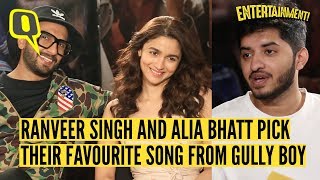 Ranveer Singh and Alia Bhatt on Gully Boy and More  The Quint [upl. by Ahsitil]