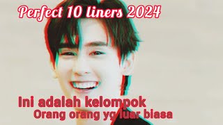 kelompok orang yg luar biasa l perfect 10 liners 2024💥🏳️‍🌈 [upl. by Atinomar771]