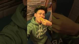 1st Time Sandwich 🥪Eating Reaction shorts [upl. by Mcdonald]