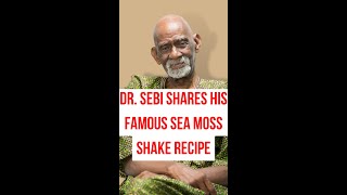 Dr Sebi Famous Sea Moss Shake Recipe shorts [upl. by Sirovat358]