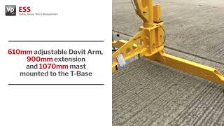 XTIRPA Davit Arm Counterweight  Vp ESS [upl. by Brandtr51]