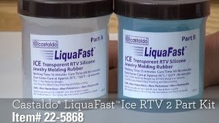 Castaldo® LiquaFast Ice RTV 2 Part for Jewelry Molds [upl. by Akyeluz]