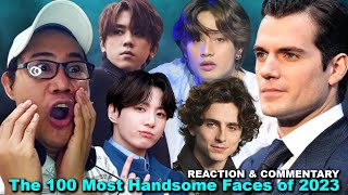 The 100 Most Handsome Faces of 2023 REACTION [upl. by Schwab]