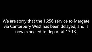 Ebbsfleet International Announcements 270924 [upl. by Grantley711]