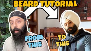 Mistakes you should avoid while setting your beard   sikh beard tutorial [upl. by Risley123]