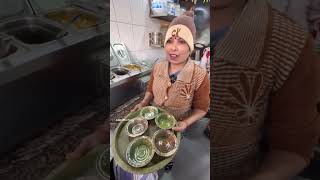 210🤩 me Rajasthan ki famous thali garib ka five star⭐ khana 🤤😱👌streetfood famousfood thali [upl. by Acimak548]