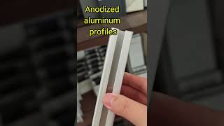 Anodized aluminum profile aluminiumprofile aluminumextrusion cnc [upl. by Madel]