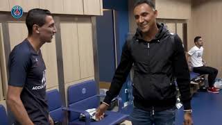 Keylor Navas en el PSG Así fue su primer entrenamiento [upl. by Nnaoj]