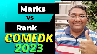 COMEDK marks vs rank 2024Comedk rank vs marksCOMEDK cut off 2024Comedk 2024 rank vs markscutoff [upl. by Ranita485]