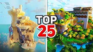 TOP 25 BEST VILLAGE SEEDS For MINECRAFT for 121 Minecraft Bedrock Edition Seeds [upl. by Fabri]