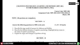 Describe the stage model of memory by Atkinson and Shiffrin MA PSYCHOLOGY [upl. by Rhoades417]