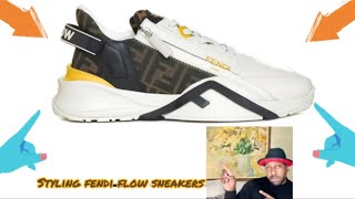 FENDI FLOW SNEAKERS WITH A FENDI SHIRT STYLING amp REVIEW ⁉️ MUST SEE ⁉️ [upl. by Ttirb577]