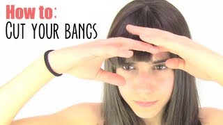 How to cut your bangs [upl. by Bob]