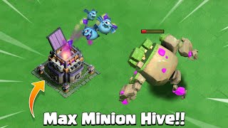 Minion Hive vs All Capital Troops  Clash of Clans [upl. by Ennis]