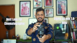 Best Lens for wedding cinematography  Sigma 35 mm 14 DG DN for Sony [upl. by Iphigenia]