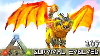 ARK SURVIVAL EVOLVED  MYTH MANTICORE EMPEROR amp TEK POISON E107   ARK EXTINCTION CORE MODDED [upl. by Rossen410]