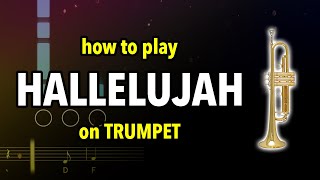 How to play Hallelujah on Trumpet  Brassified [upl. by Amati]