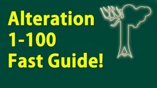 Alteration 1100 Guide Skyrim Fastest way to level [upl. by Yentruocal799]