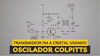 transmissor fm a cristal [upl. by Naras]