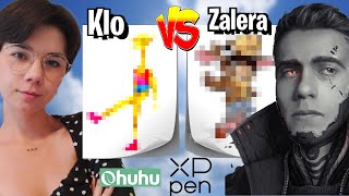 Le DUEL DES PROFESSIONNELS DU DESSIN  Klo vs Zalera Le grand tournoi des artistes Manche 1 [upl. by Aietal92]