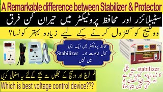 stabilizer ka sb sy bda nuqsan voltage stabilizer vs voltage protector how to control voltage fluc [upl. by Oettam]