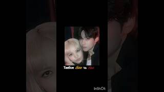 Taelice edit Vs Real taeliceff taelisa taelice taehyung lisa bts blackpink Celinecouples [upl. by Nediarb]