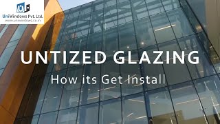 How Unitized Structural Glazing is Installed [upl. by Lacombe]