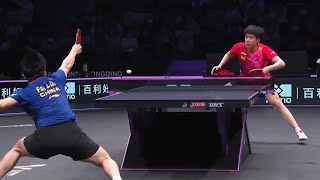 Fan Zhendong vs Wang Chuqin  SLOW MOTION  WTT Champions Chongqing 2024 [upl. by Sira149]