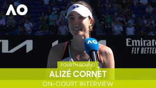 Alize Cornet OnCourt Interview 4R  Australian Open 2022 [upl. by Aila]