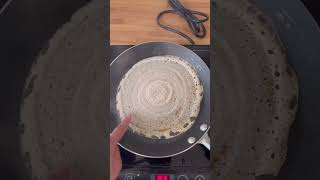 Dosa recipe on an induction cooktop [upl. by Arutak]