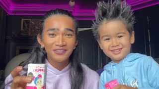 Bretman rock and ezekiel cute moments unboxing sonny Angel [upl. by Eilla]