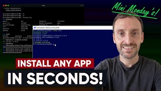 Install any app in SECONDS Windows OSX Linux [upl. by Ahsieuqal440]