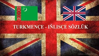 turkmençe iňlisçe sözlük Туркменский английский словарь Inlis dili [upl. by Juli305]