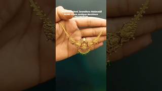 ✨🌟 So cute light weight gold necklace design only 6 grams necklace viralvideo jewellerydesigns [upl. by Sontag]