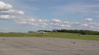 Gulfstream G4 Landing KFVE [upl. by Tijnar453]