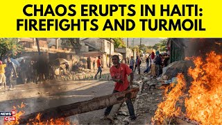 Haiti Latest News  Firefights Break Out In Haiti Amid Democratic Turmoil  Haiti Firefight  N18G [upl. by Migeon]