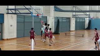 2nd Q NSG basketball west zonal qtr final team swiss vs Bukit batok sec 25022024 [upl. by Nisay]