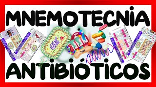 ANTIBIÓTICOS MECANISMO DE ACCIÓN  MNEMOTECNIA ANTIBIÓTICOS  GuiaMed [upl. by Ahsyas268]