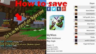 Hypixel  How to Save Stat Link Pages Since They Expire [upl. by Anirda]